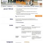Visa Direkt-Card von ING DiBa ING DIBA: GIROKONTO MIT VISA KREDITKARTE (Screenshot https://www.ing-diba.de/girokonto/karten/ am 16.01.2013)